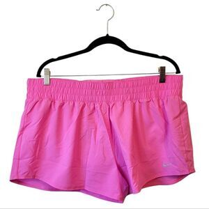 Nike Dri-Fit Women's Neon Pink Running Shorts Size XL NWT